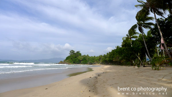 The shoreline of Sabang at low tide