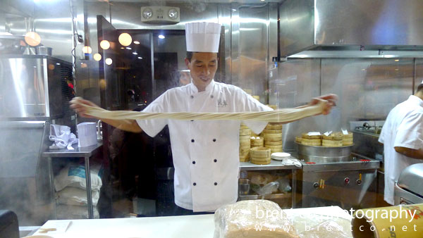 Chef making La Mian