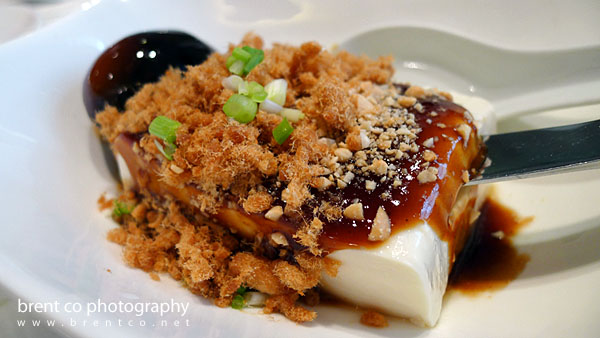 Cold Tofu with Preserved Egg